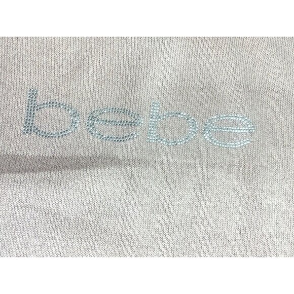 BEBE Women's Sexy Pink Cold Shoulder Sweater Sz XL - Picture 5 of 10